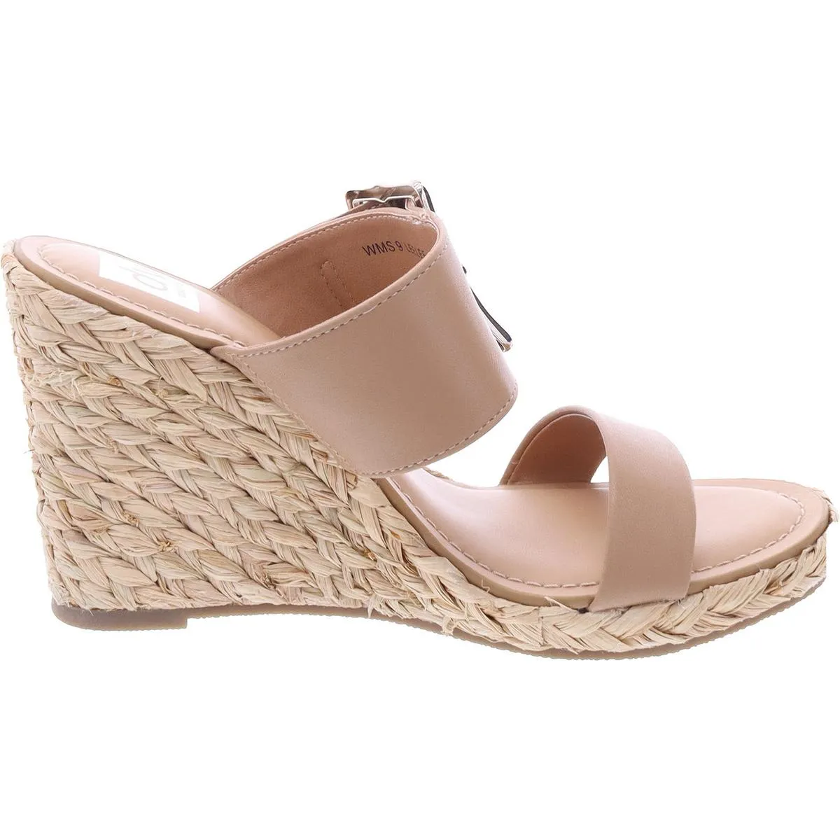 LeeLee Womens Cork Strappy Heels