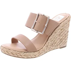 LeeLee Womens Cork Strappy Heels
