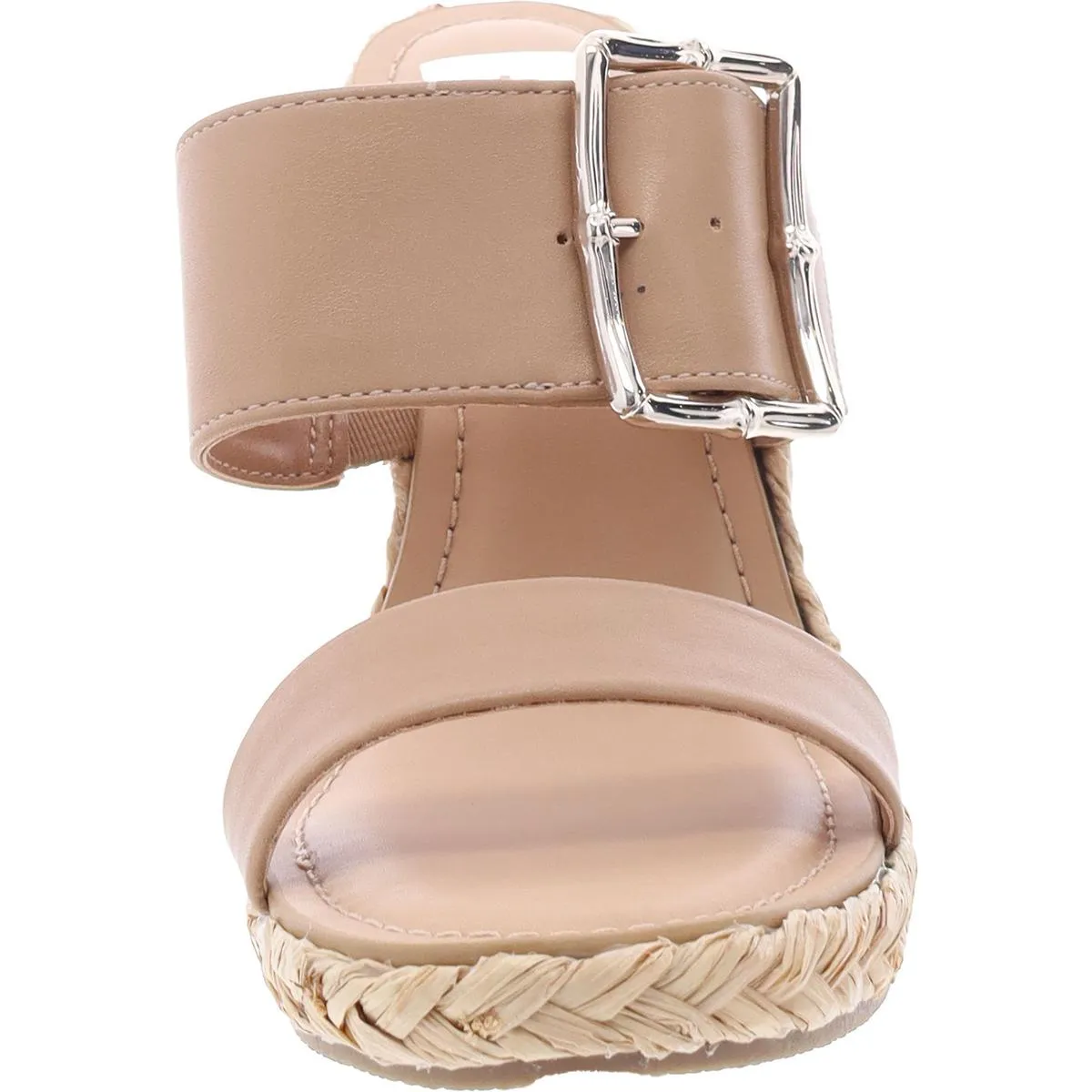 LeeLee Womens Cork Strappy Heels