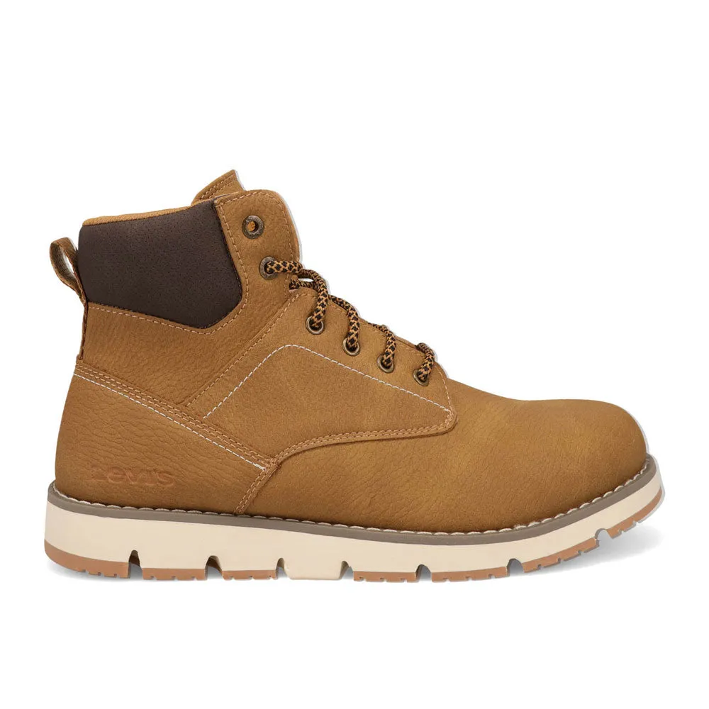 Levi's Mens Charles Vegan Leather Lace Up Rugged Casual Boot