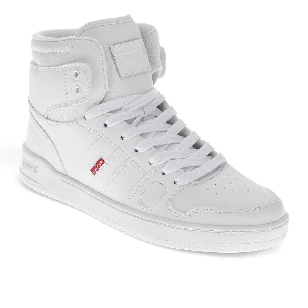 Levi's Womens BB Hi Perf UL Synthetic Leather Casual Lace Up Sneaker Shoe