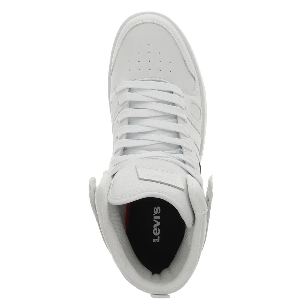 Levi's Womens BB Hi Perf UL Synthetic Leather Casual Lace Up Sneaker Shoe