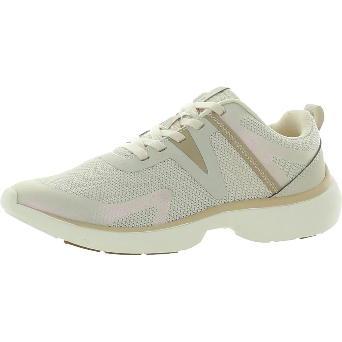 Leyo Womens Mixed Media Lace Up Casual and Fashion Sneakers
