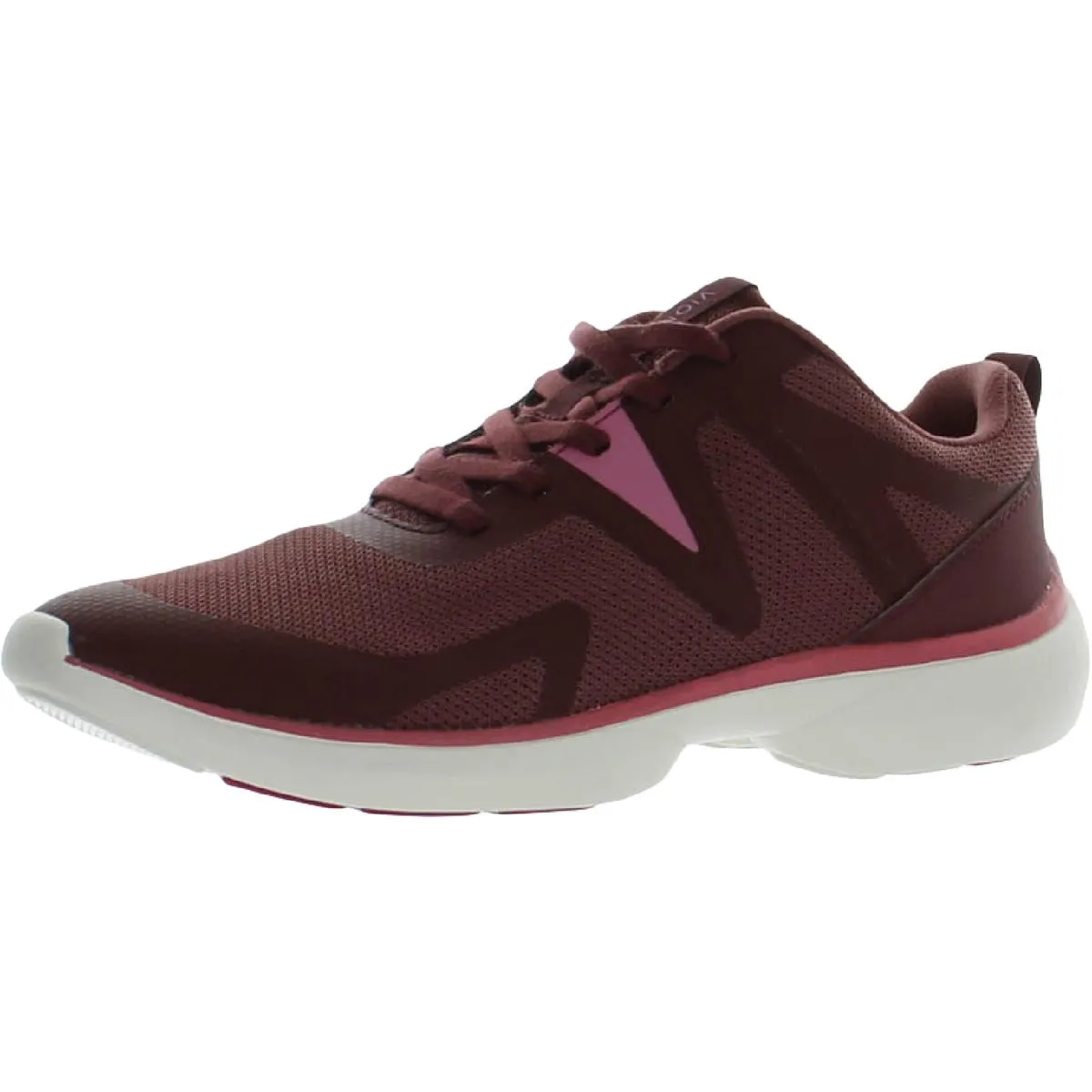 Leyo Womens Mixed Media Lace Up Casual and Fashion Sneakers
