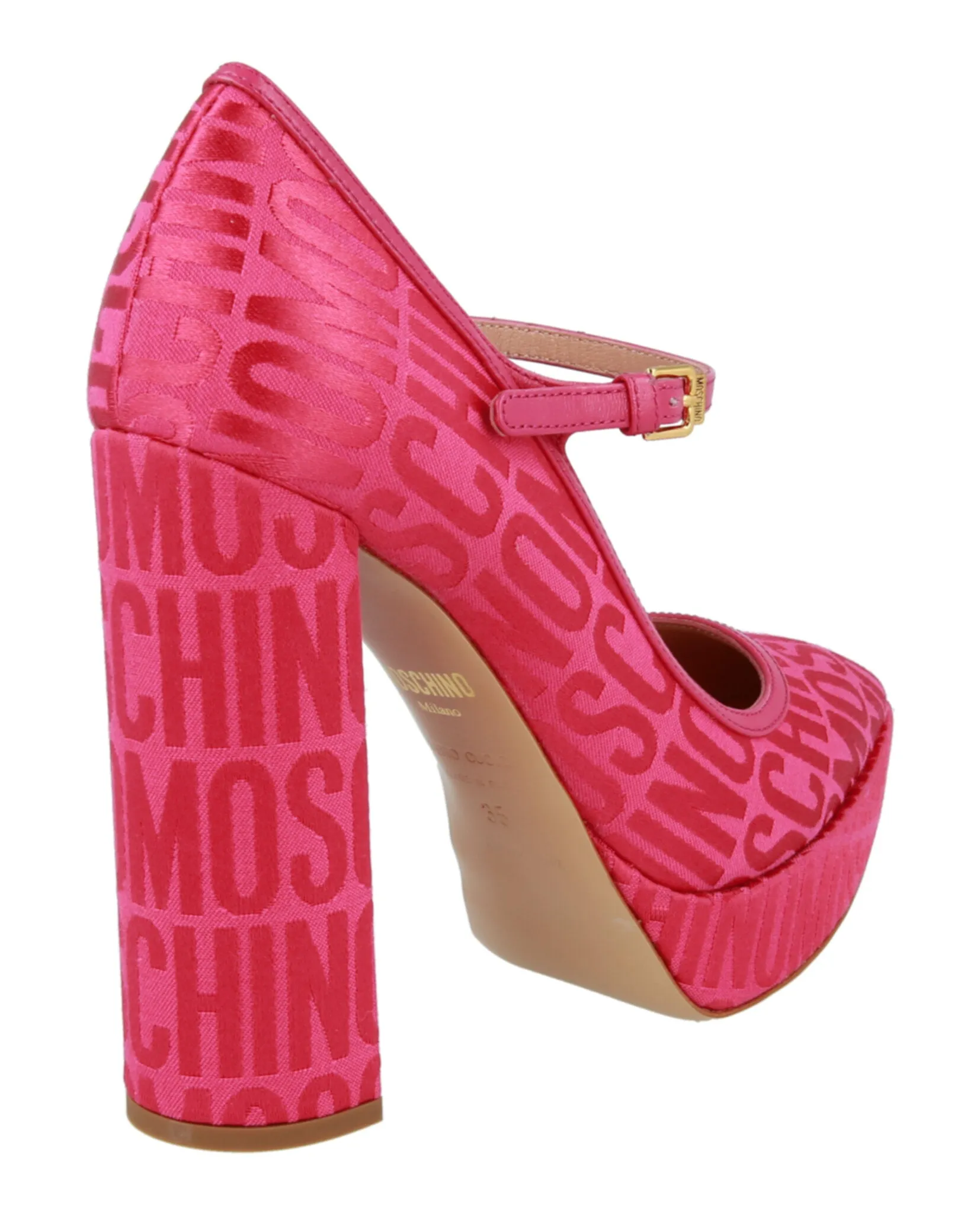 Logo Jacquard Mary Jane Pumps