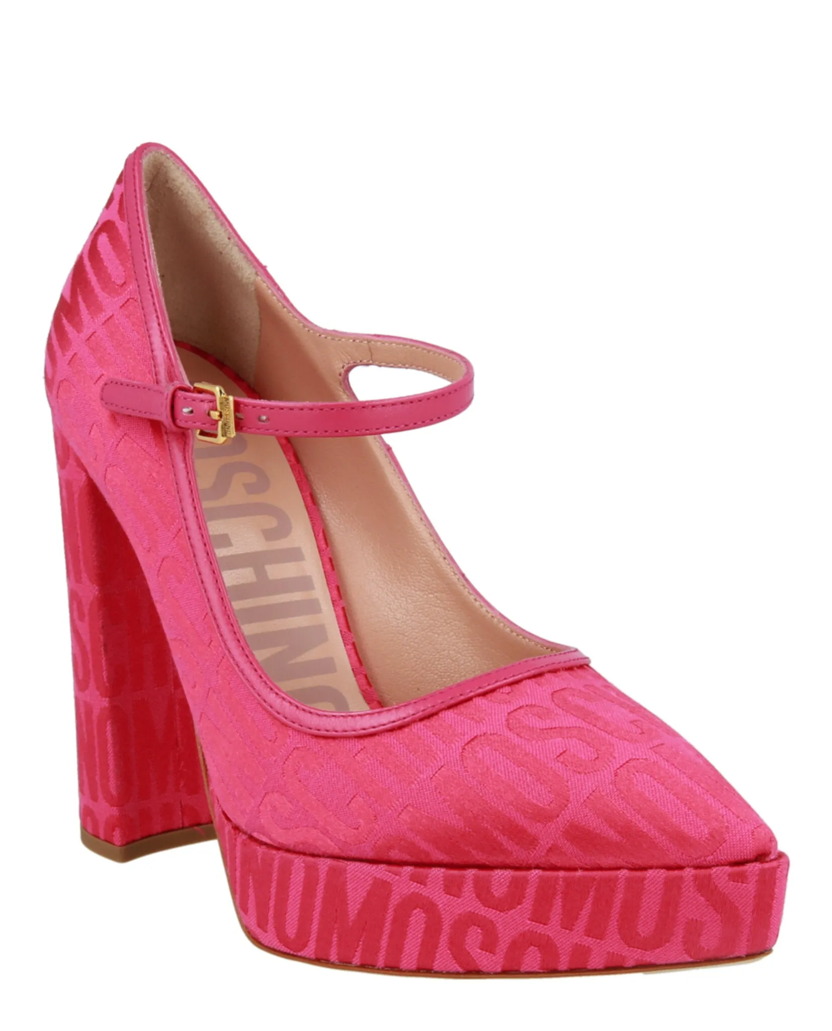 Logo Jacquard Mary Jane Pumps