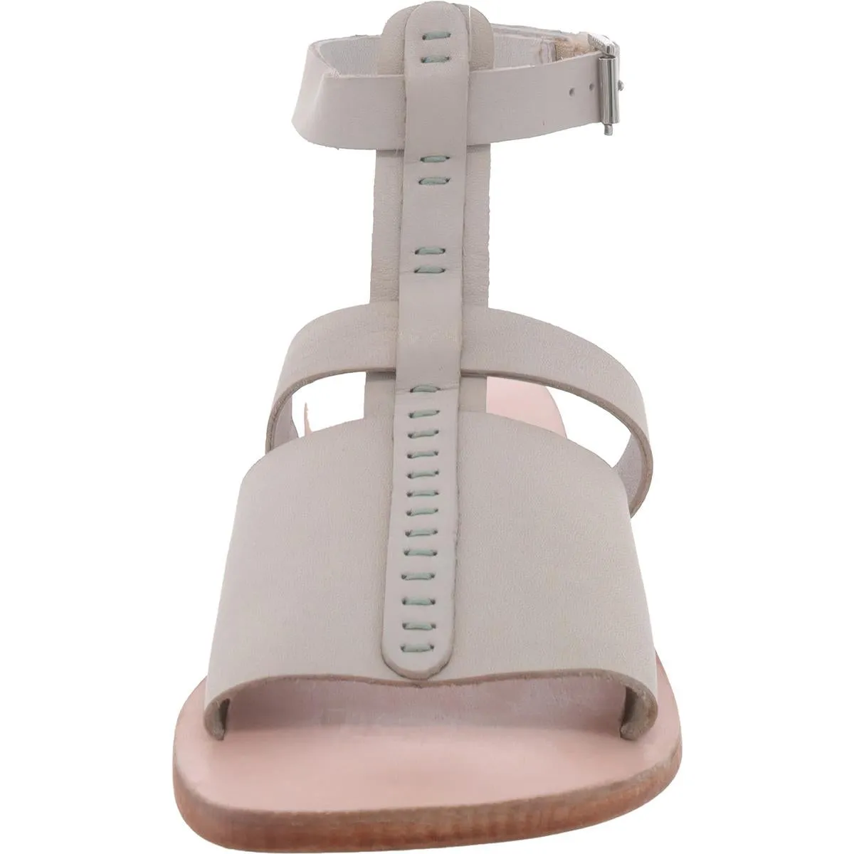 Long Weekend Womens Leather Slip On Slingback Sandals