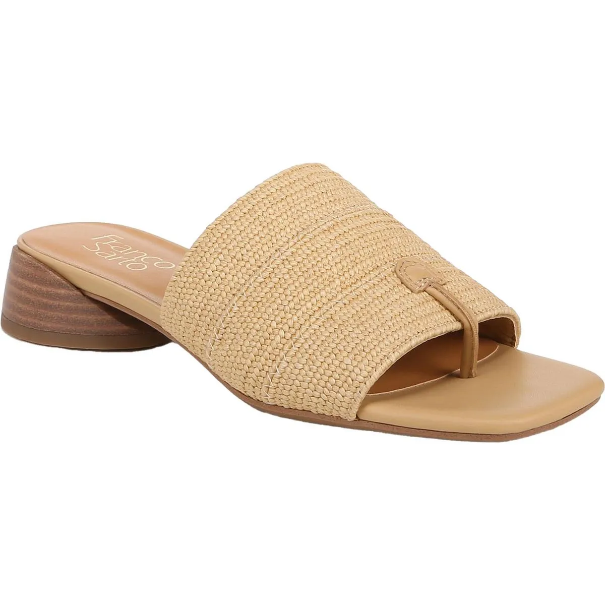 Loran 4 Womens Metallic Sqa Mule Sandals