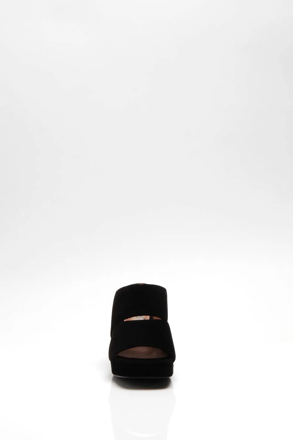 Love Is Everywhere Platform Sandals In Black