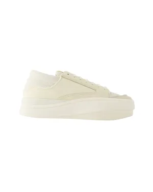Lux Bball Low Sneakers - Y-3 - Leather - White