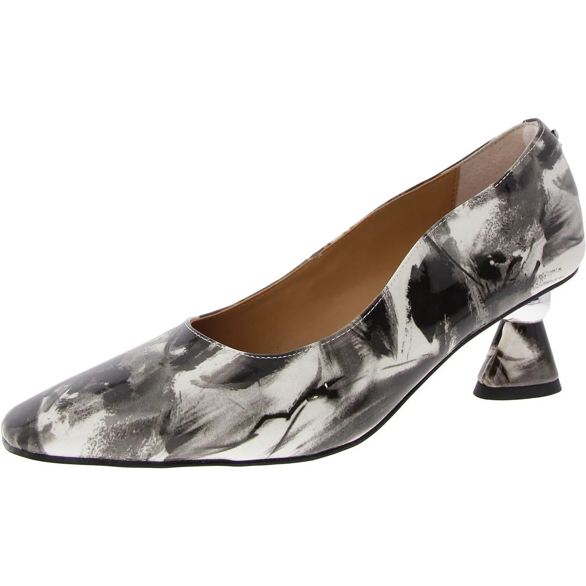 Lysandra Womens Patent Pointed Toe Pumps