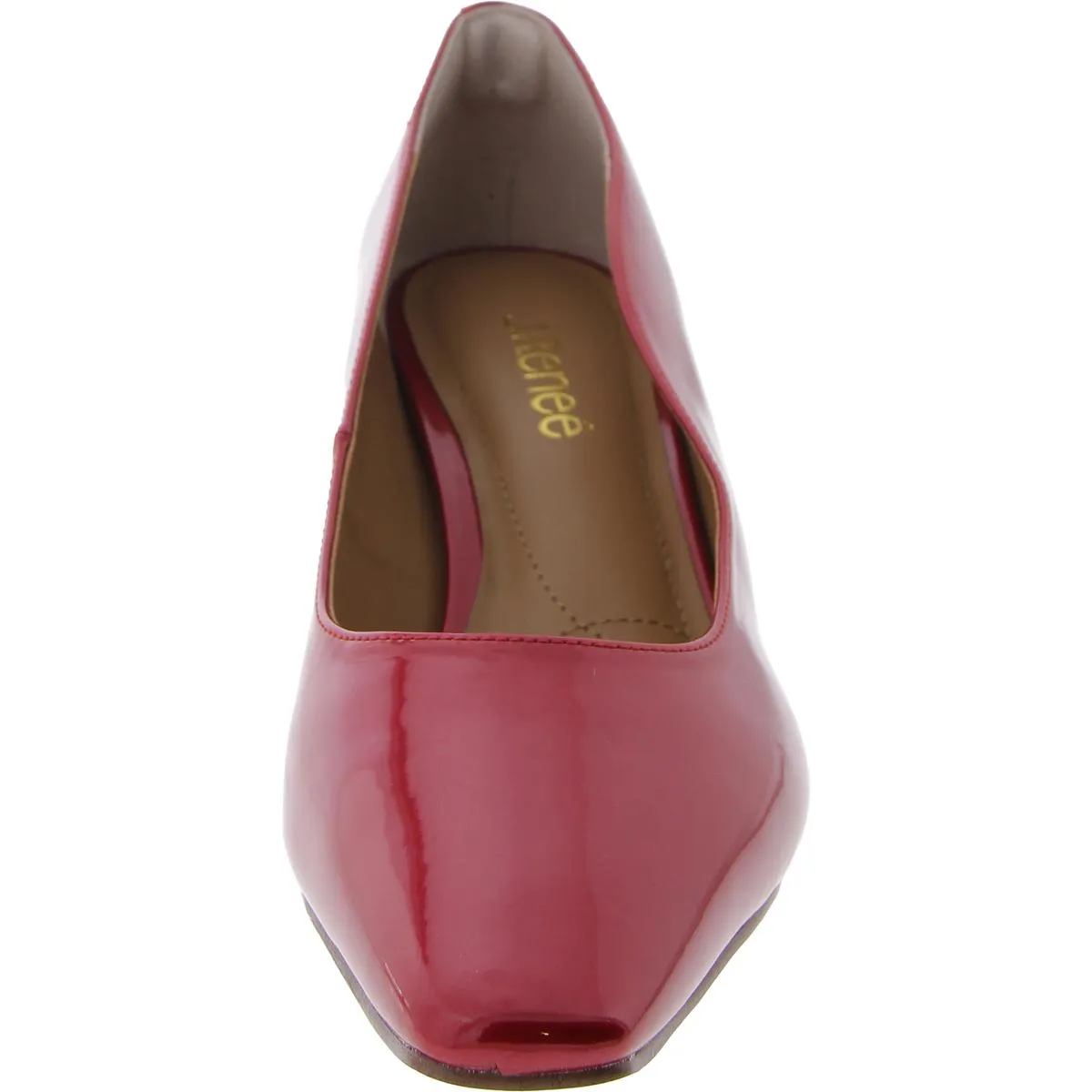 Lysandra Womens Patent Pointed Toe Pumps