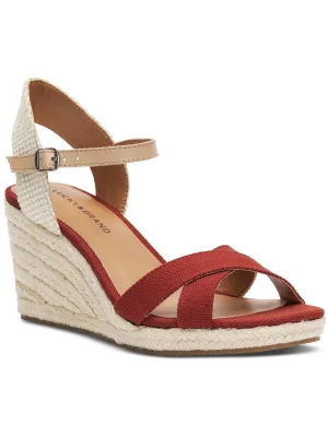 Maeylee  Womens Espadrille Cut-Out Ankle Strap