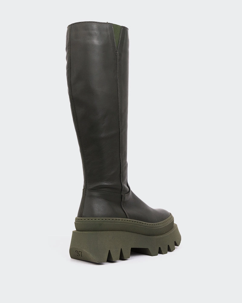 Mahone Green Leather