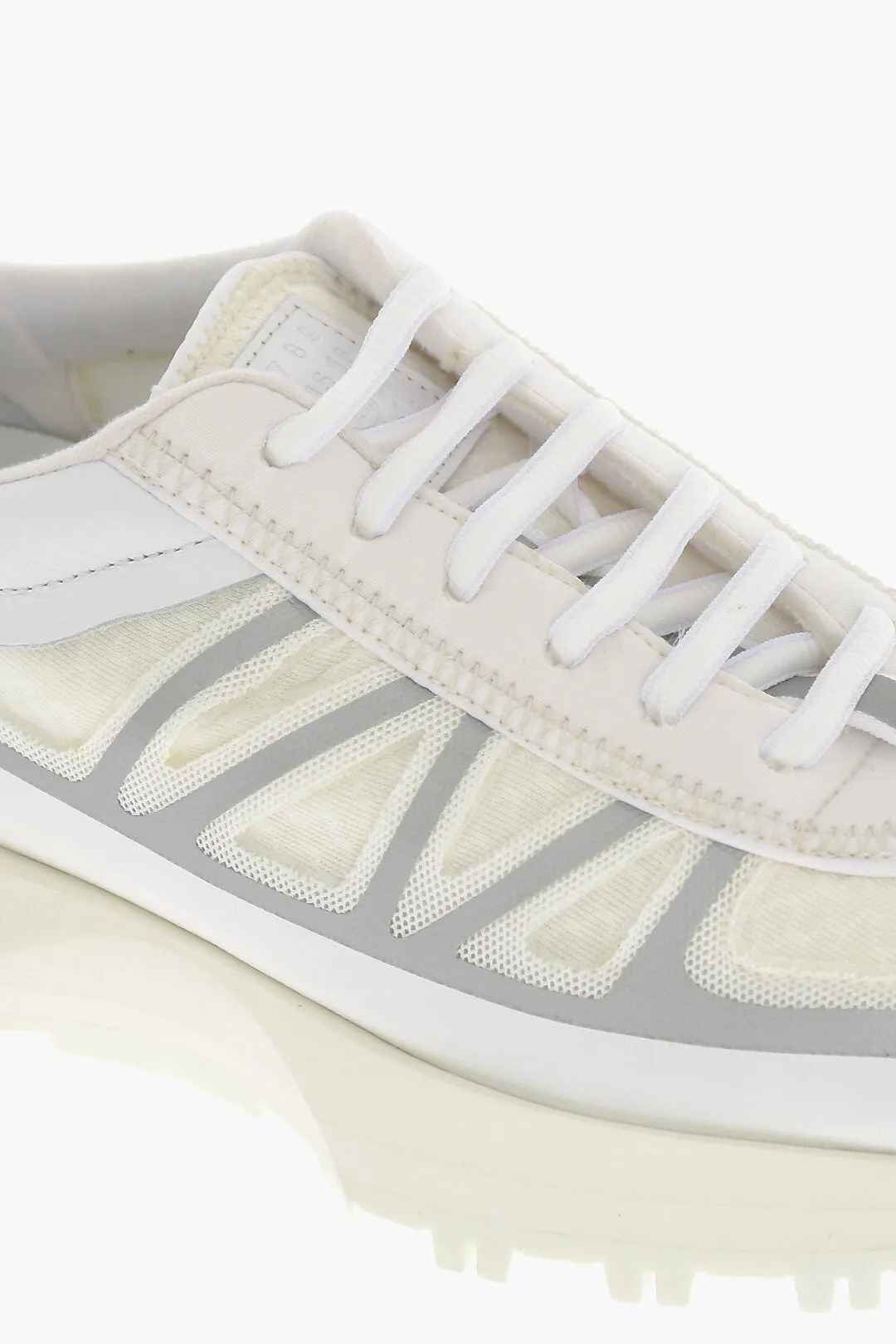 Maison Margiela Mm6 Low-Top Sneakers With Contrasting Details