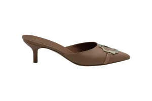 Malone Souliers Missy 45 Mules in Brown Leather