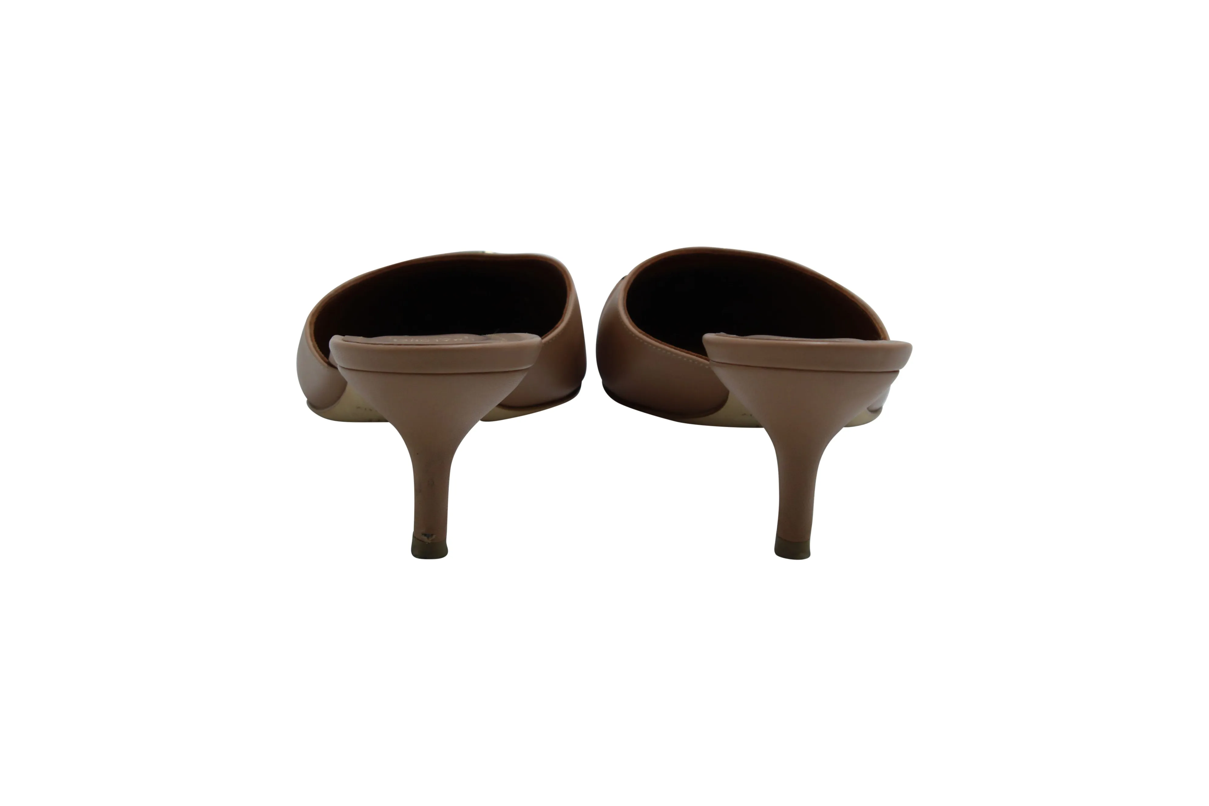 Malone Souliers Missy 45 Mules in Brown Leather