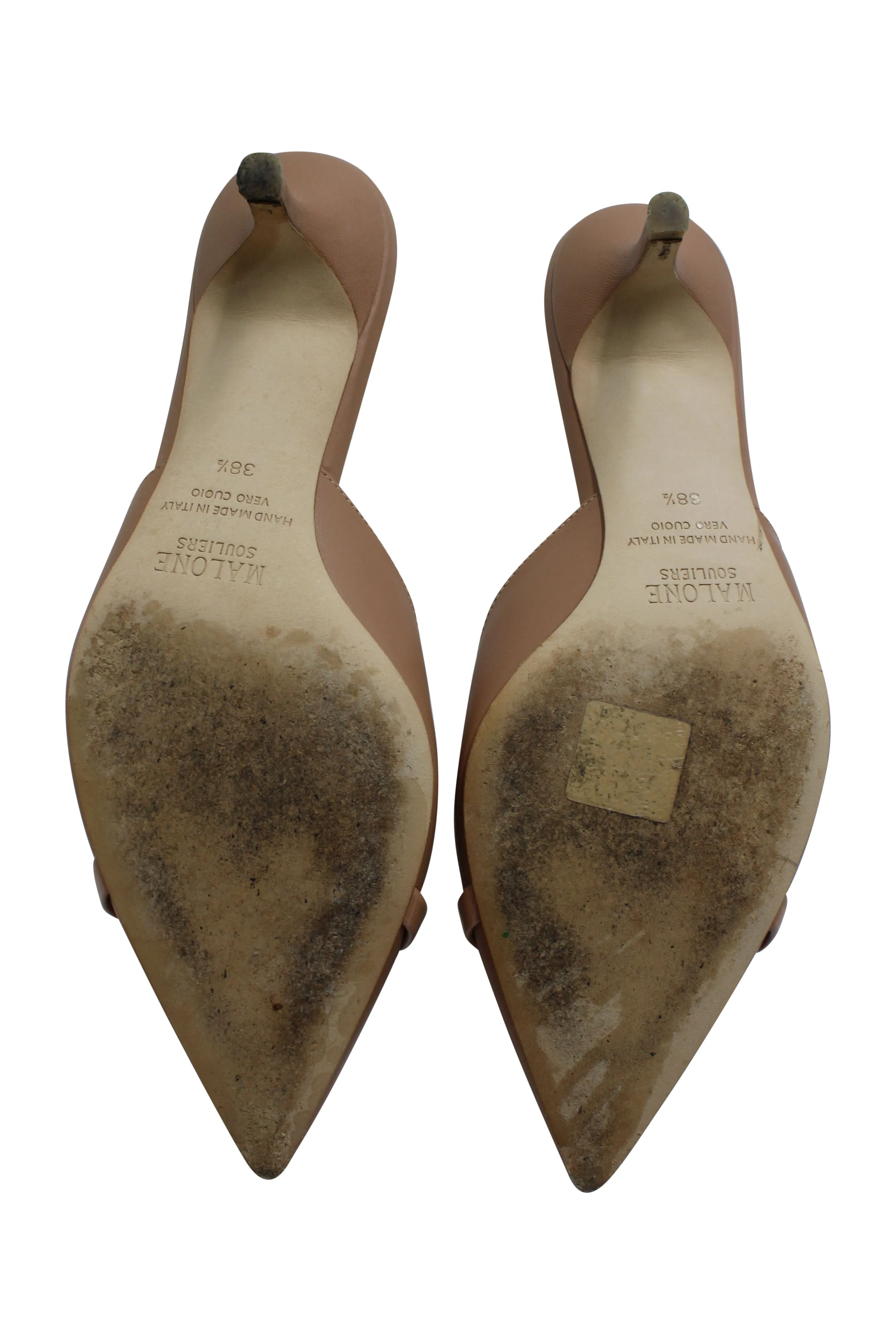 Malone Souliers Missy 45 Mules in Brown Leather