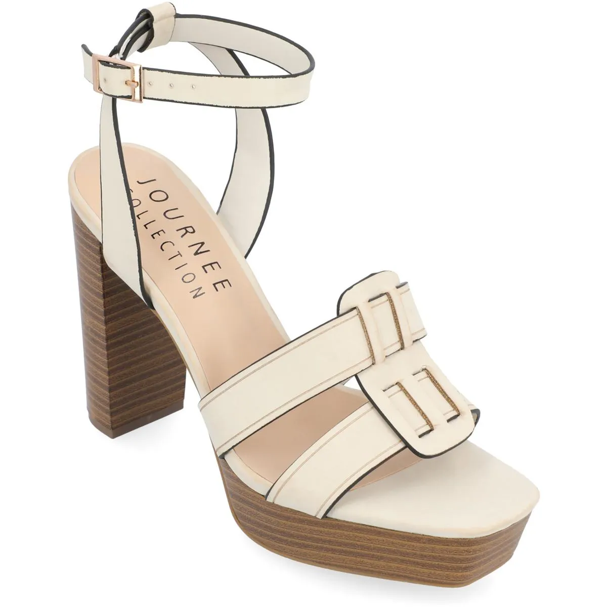 Mandilyn Womens Faux Leather Dressy Heels