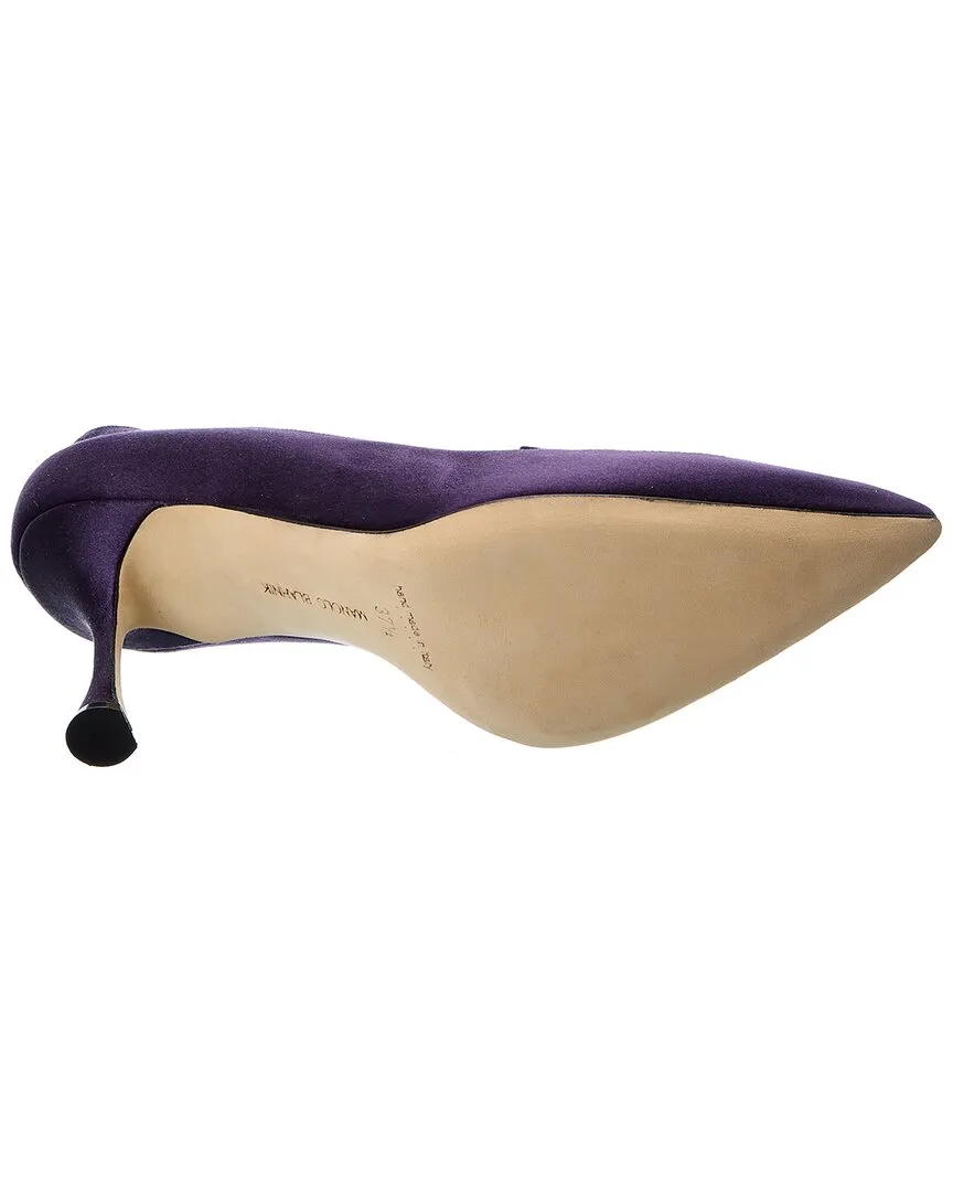Manolo Blahnik Bambina 90 Satin Pump