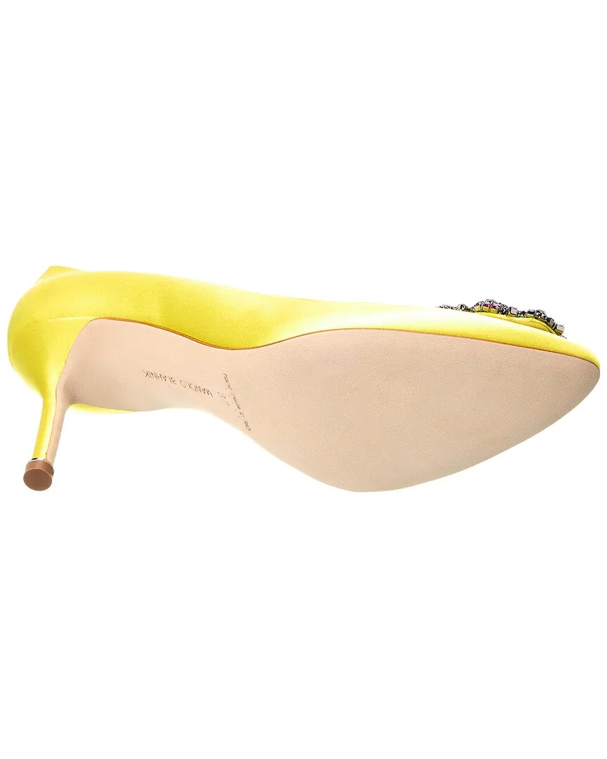 Manolo Blahnik Hangisi 70 Satin Pump
