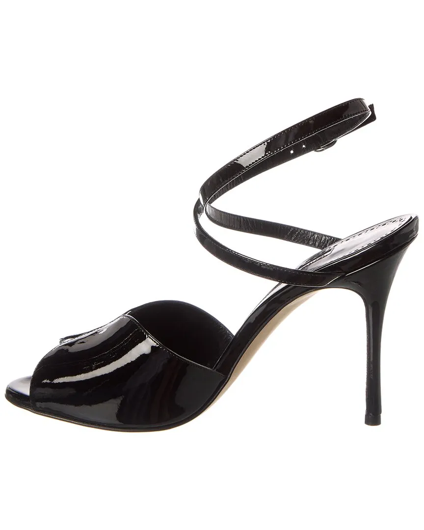 Manolo Blahnik Hourani 100 Patent Sandal