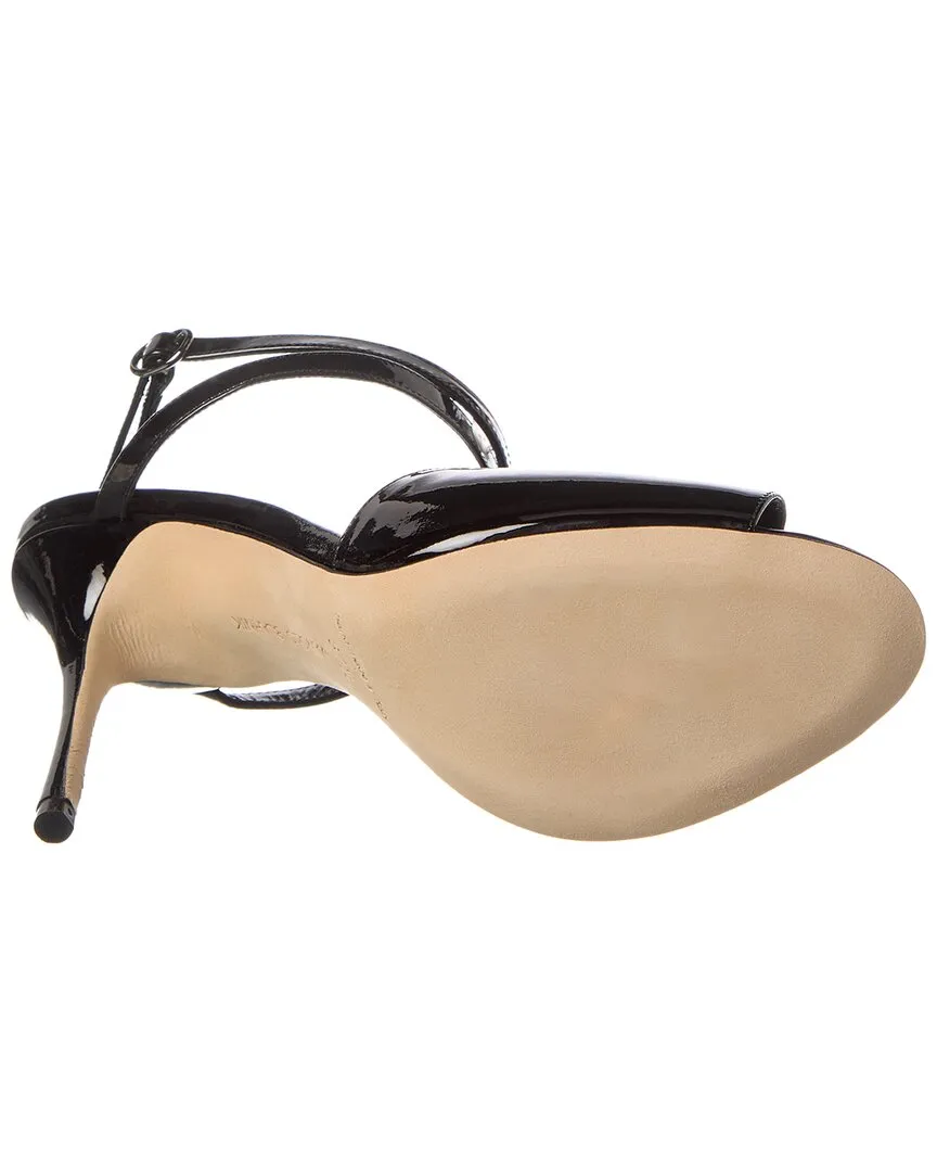 Manolo Blahnik Hourani 100 Patent Sandal
