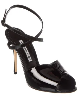 Manolo Blahnik Hourani 100 Patent Sandal