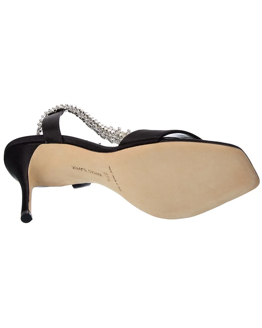 Manolo Blahnik Parinasan 90 Satin Sandal
