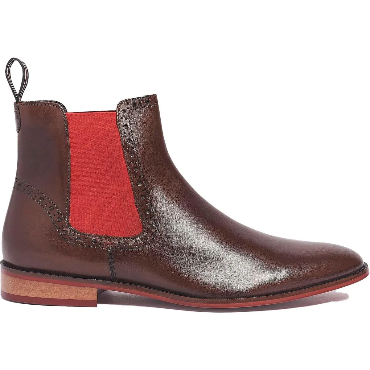 Mantra Mens Colorblock Suede Chelsea Boots