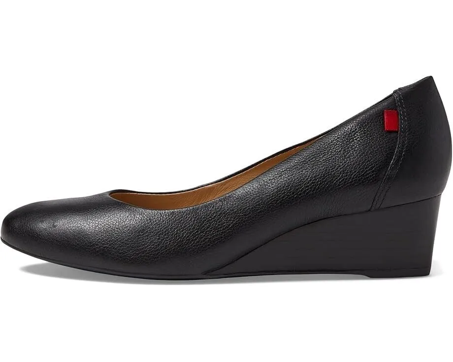 Marc Joseph New York Prospect 51001-BNS Pumps Women's 6 Black Wedge Shoes ZPO708 (Black,6)