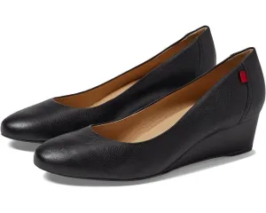 Marc Joseph New York Prospect 51001-BNS Pumps Women's 6 Black Wedge Shoes ZPO708 (Black,6)