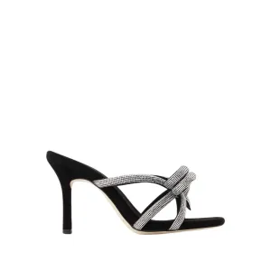 Margi Sandals - Black - Suede