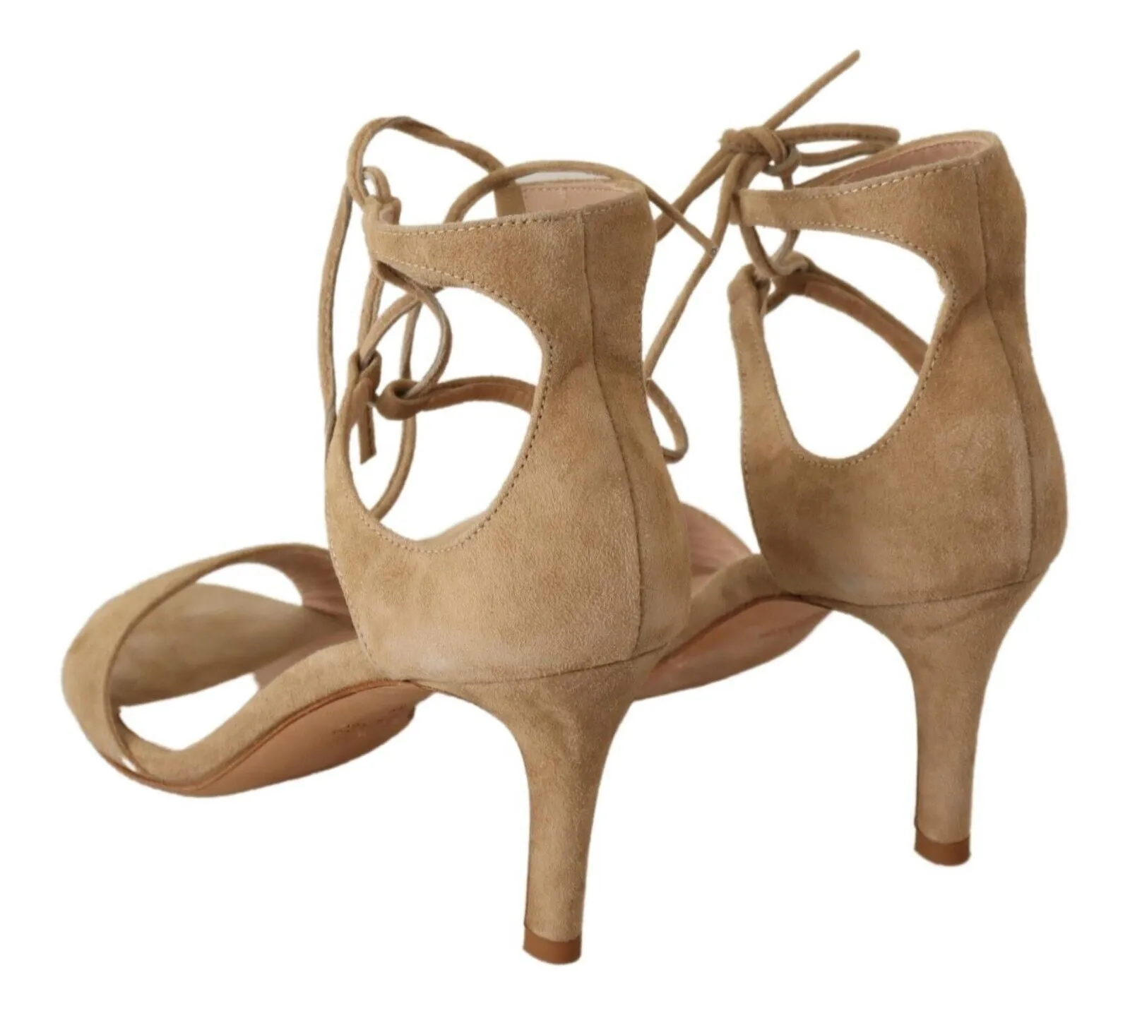 Maria Christina Suede Leather Ankle Strap Pumps Women's Shoes