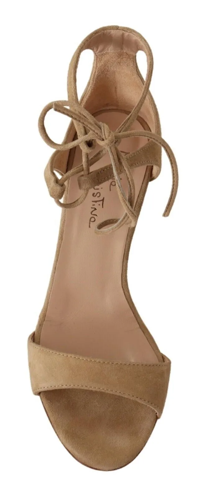 Maria Christina Suede Leather Ankle Strap Pumps Women's Shoes