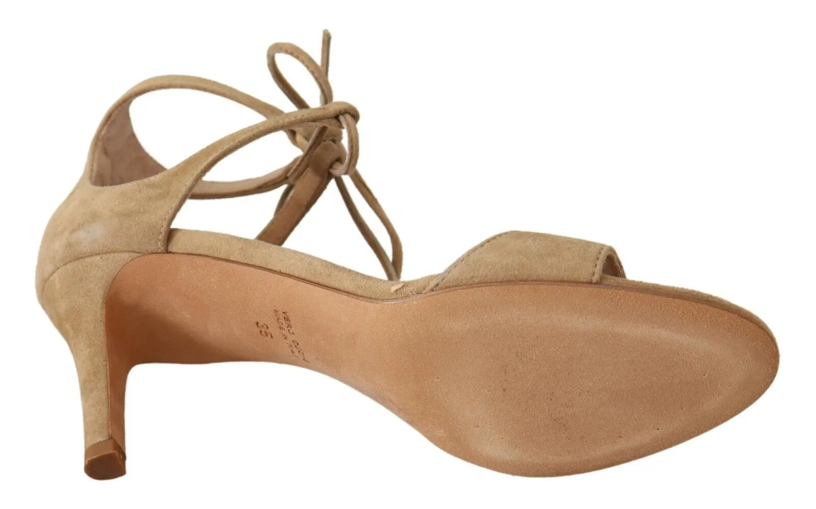 Maria Christina Suede Leather Ankle Strap Pumps Women's Shoes