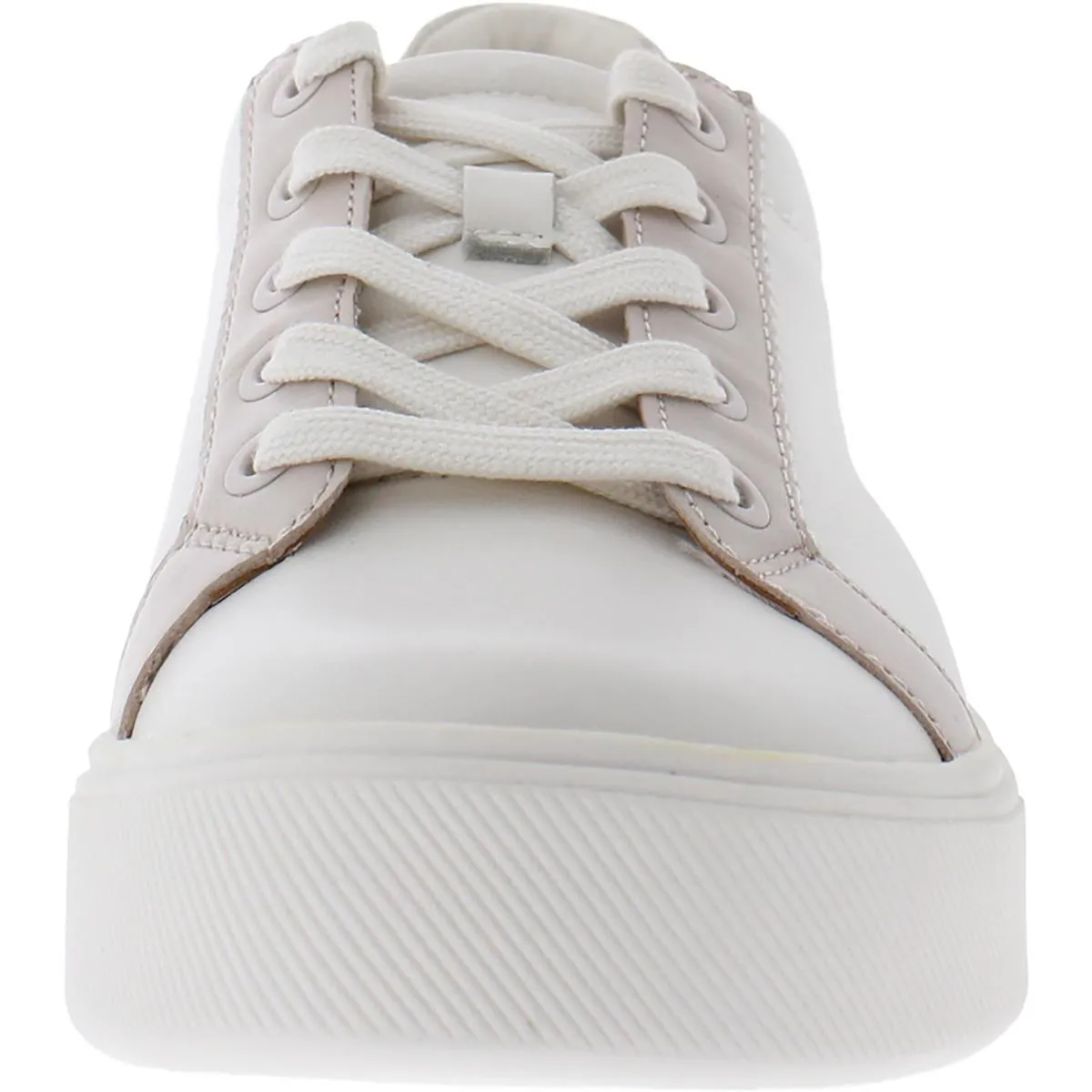 Marisol Womens Leather Colorblock Casual and Fashion Sneakers