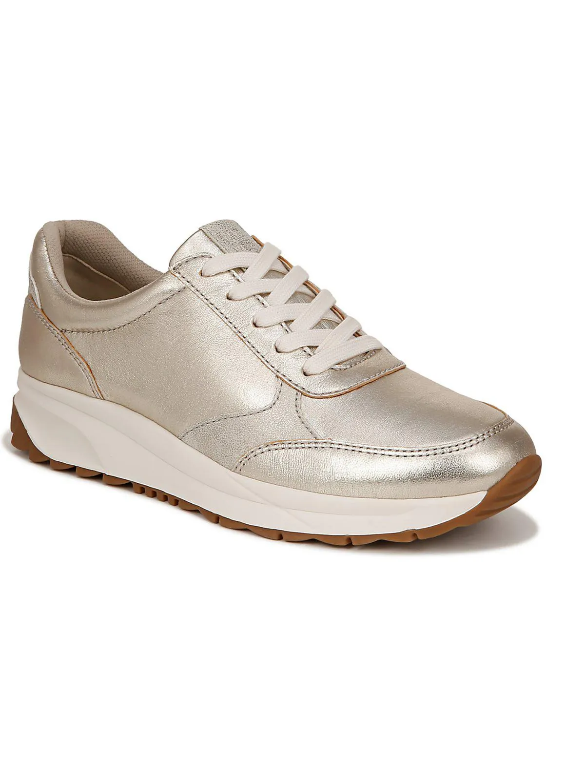Marisol Womens Leather Colorblock Casual and Fashion Sneakers