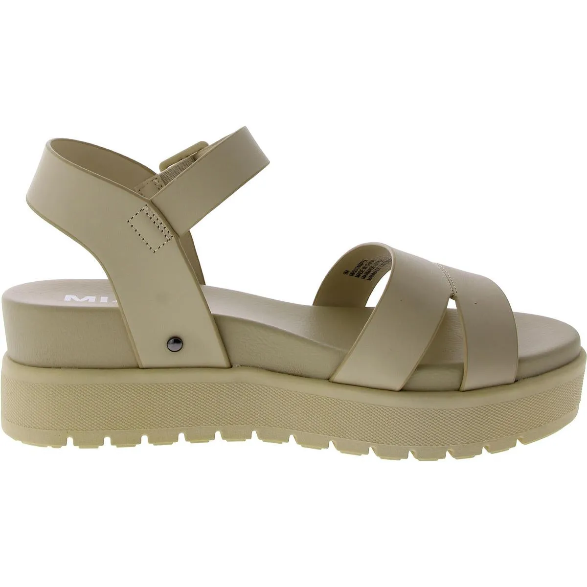 Maya Womens Faux Leather Strappy Slingback Sandals
