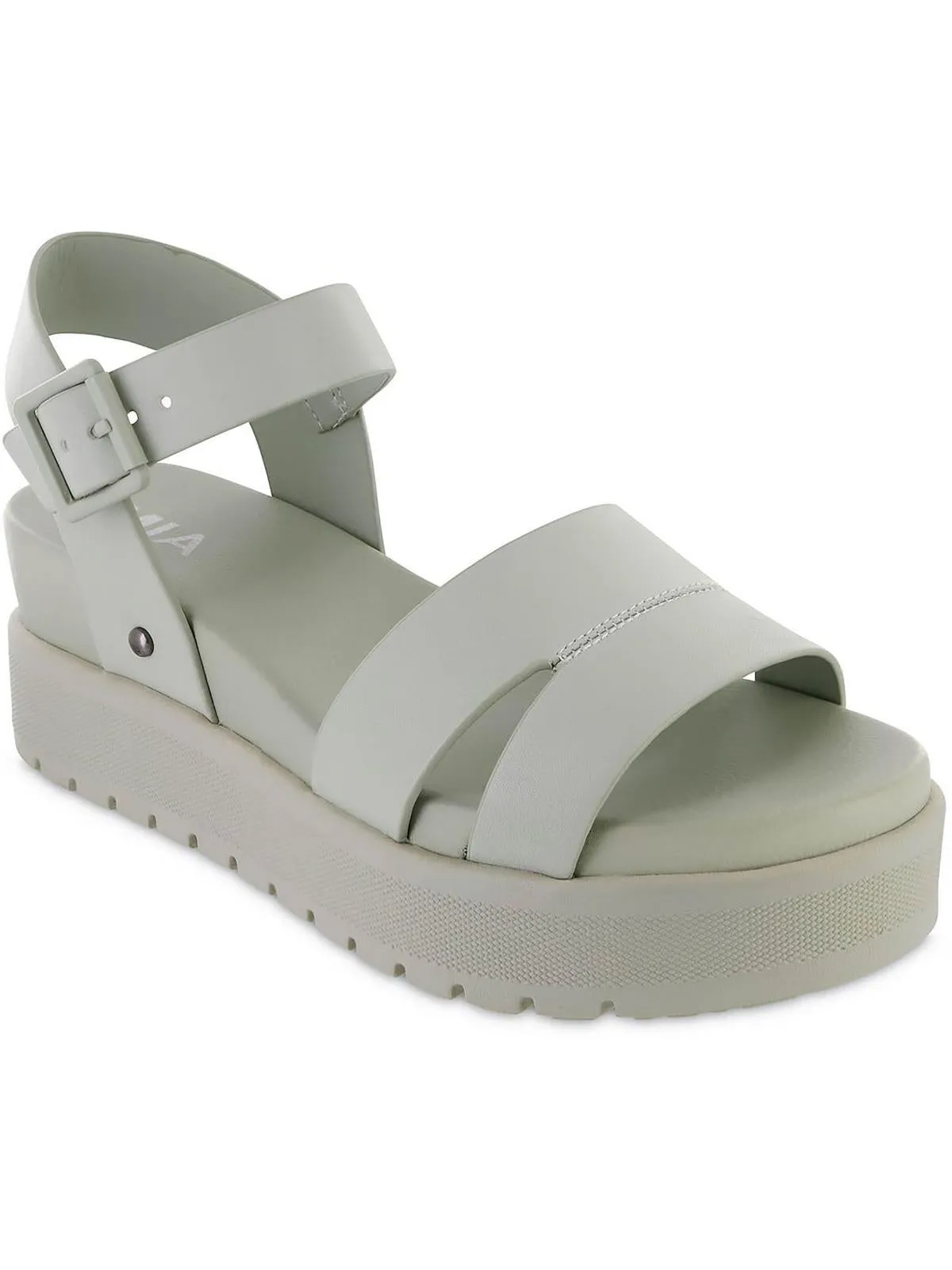 Maya Womens Faux Leather Strappy Slingback Sandals