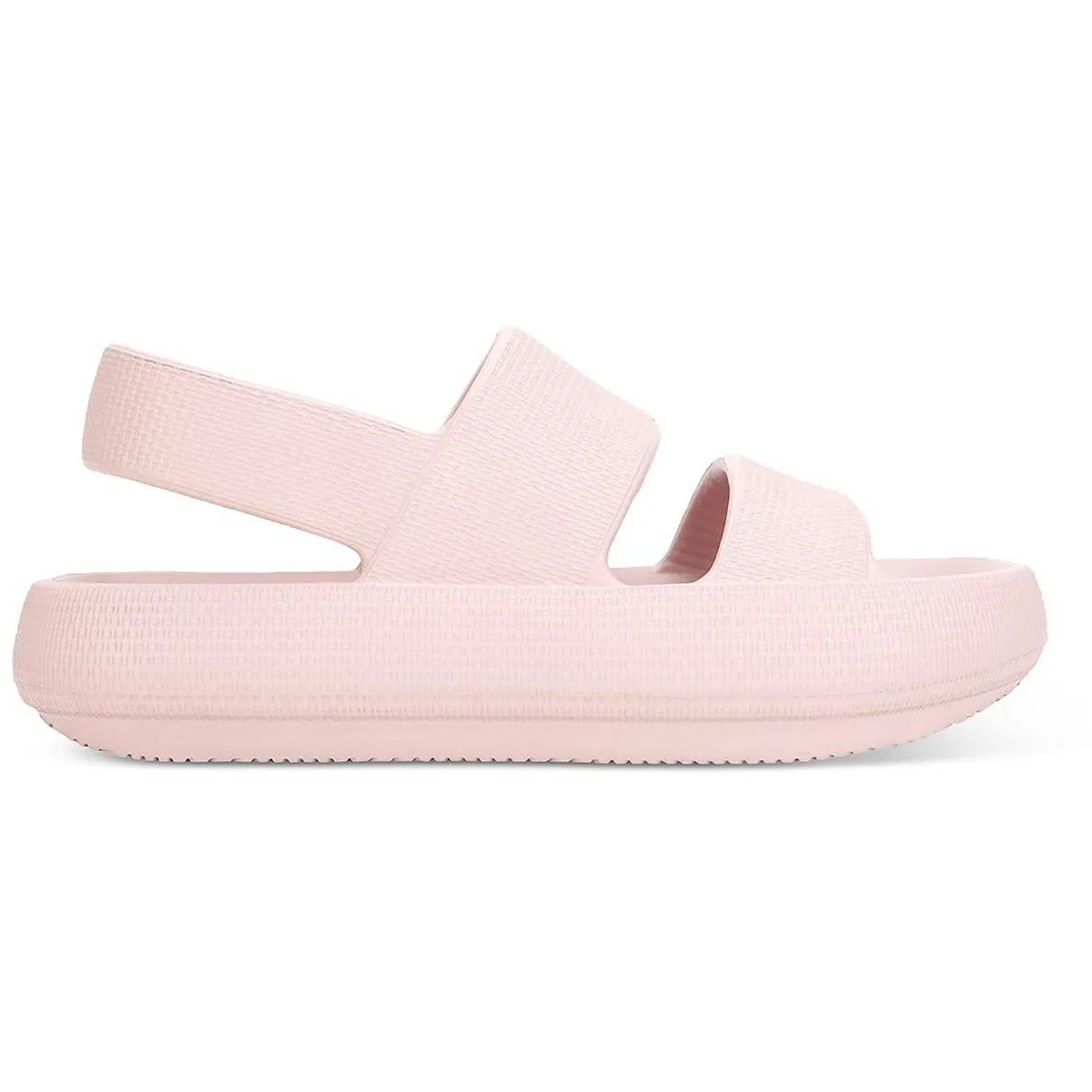 Mello Eva Womens Textured Ankle Slingback Sandals