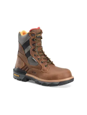 Men's 8" Waterproof Composite Toe Work Boots In Brown