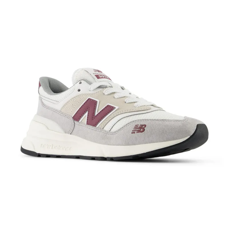 Men's 997R Raincloud/White/Faded Plum