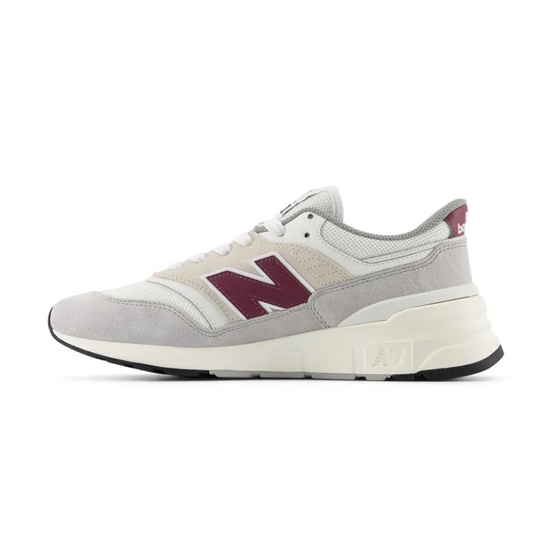 Men's 997R Raincloud/White/Faded Plum