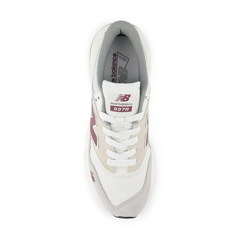 Men's 997R Raincloud/White/Faded Plum