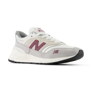 Men's 997R Raincloud/White/Faded Plum