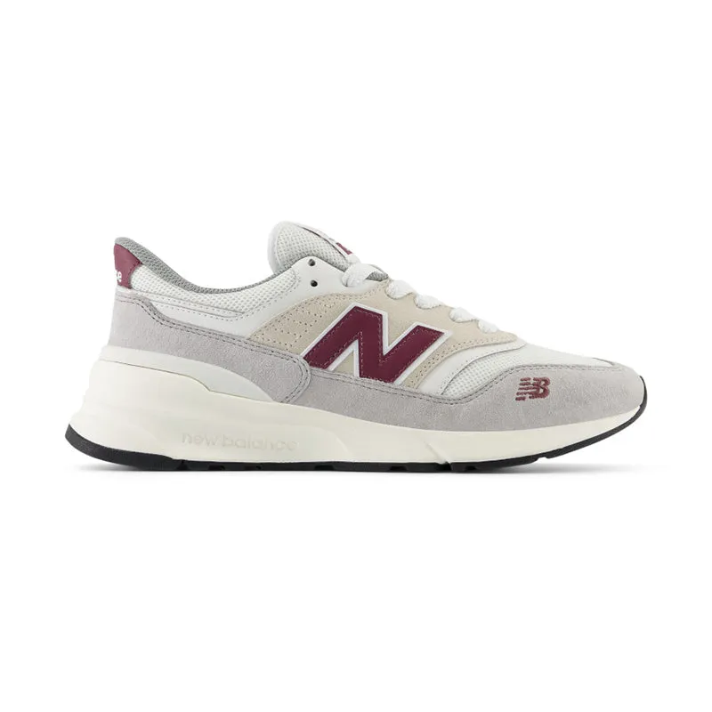 Men's 997R Raincloud/White/Faded Plum