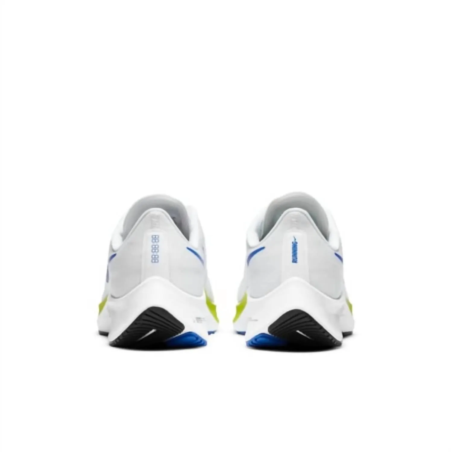 Men's Air Zoom Pegasus 37 Shoes In White/racer Blue/cyber Black