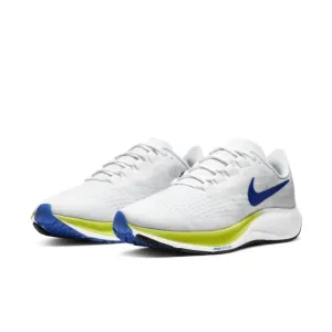 Men's Air Zoom Pegasus 37 Shoes In White/racer Blue/cyber Black