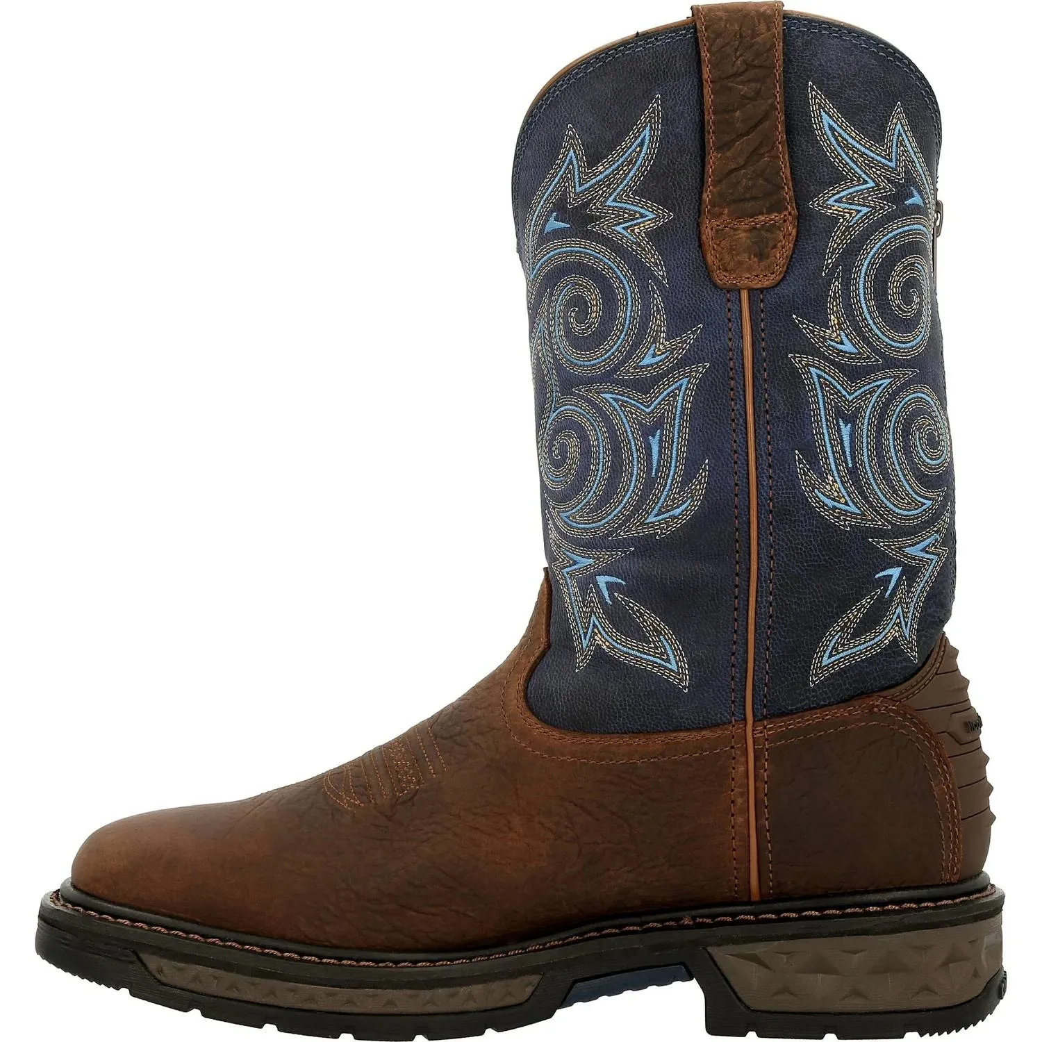 Men's Carbo-Tec Lt Waterproof Pull On Boot In Brown/blue